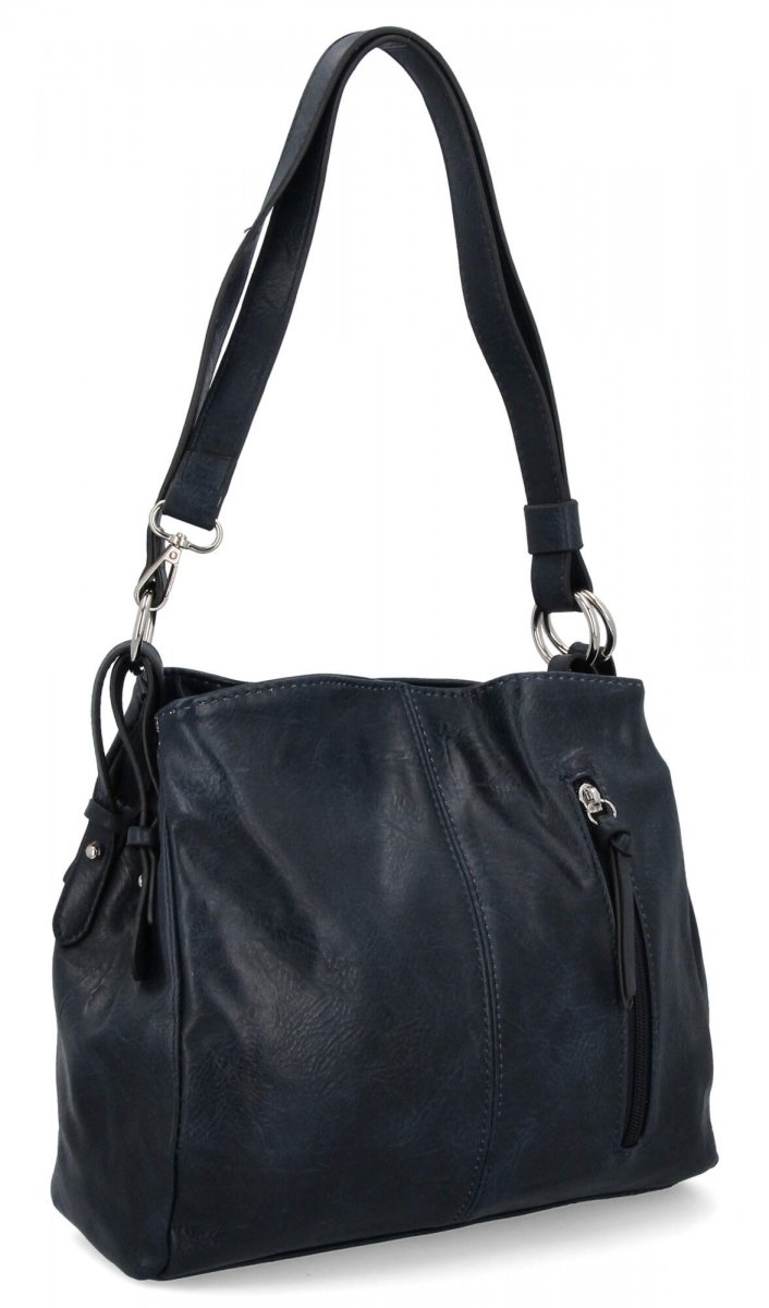 Torebka Damska Shopper Bag XL firmy Hernan Granatowa