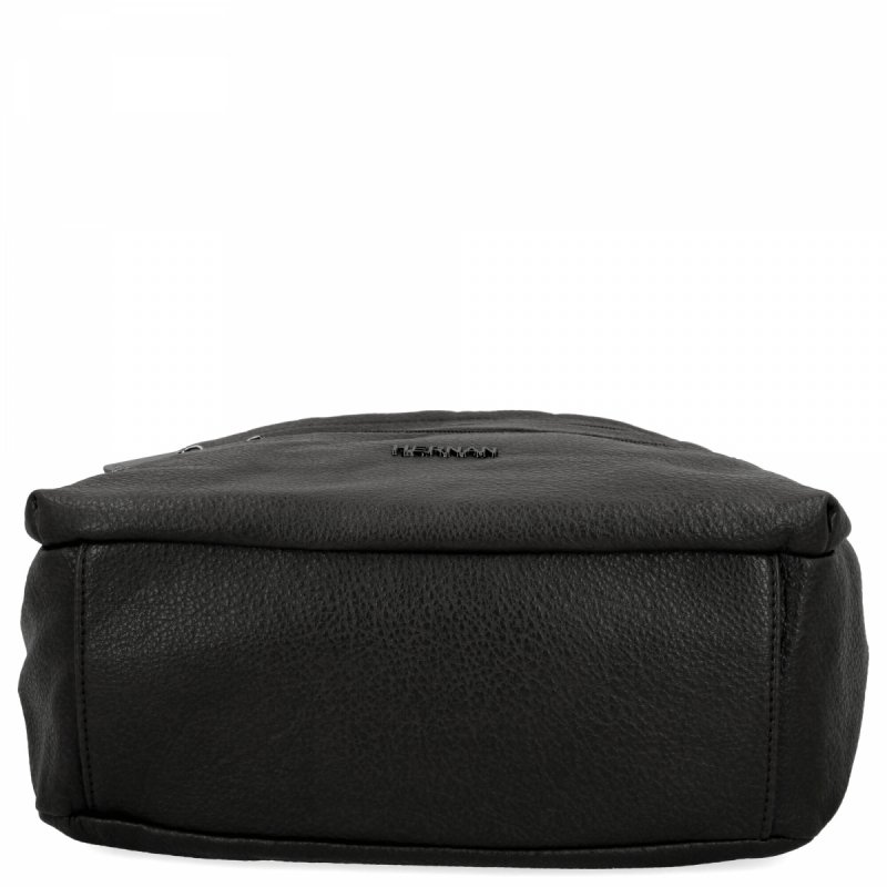 Dwukomorowa Torebka Damska firmy Hernan Czarna