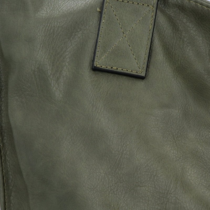 Duże Torebki Damskie Shopper Bag XXL firmy Hernan Zielona