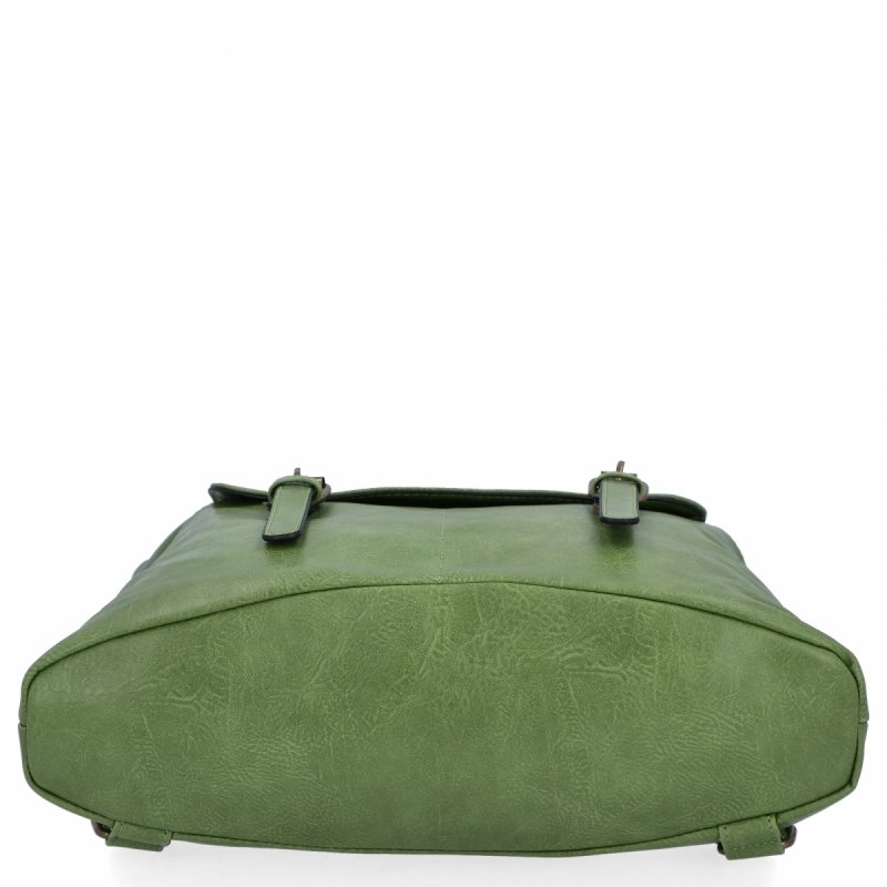 Plecak Damski XL Vintage firmy Hernan Jasno Zielony