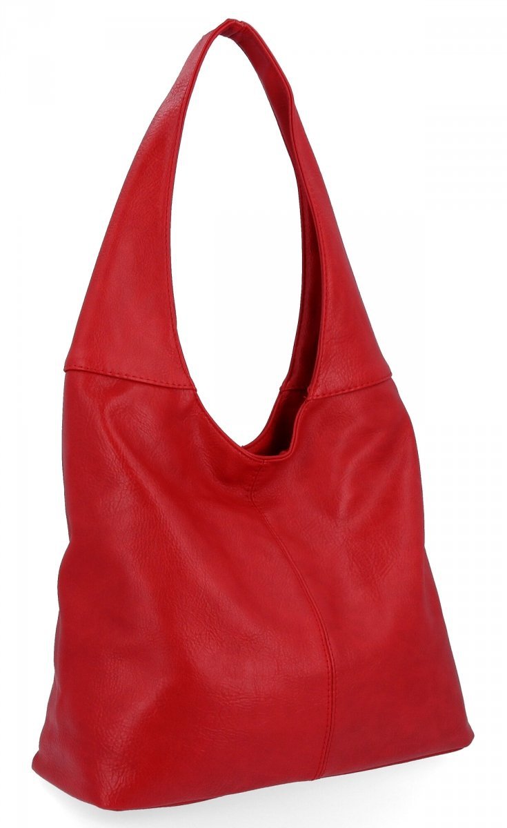 Uniwersalna Torebka Damska Shopper Bag firmy Hernan Czerwona