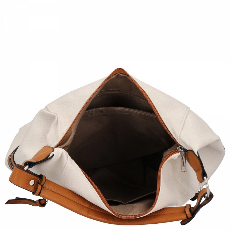 Uniwersalna Torebka Damska Na Co Dzień firmy Hernan Beżowa/Ruda