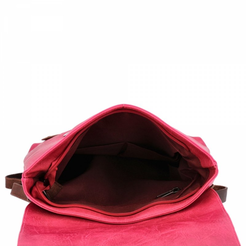 Plecak Damski w Stylu Vintage firmy Herisson  Fuksjowy