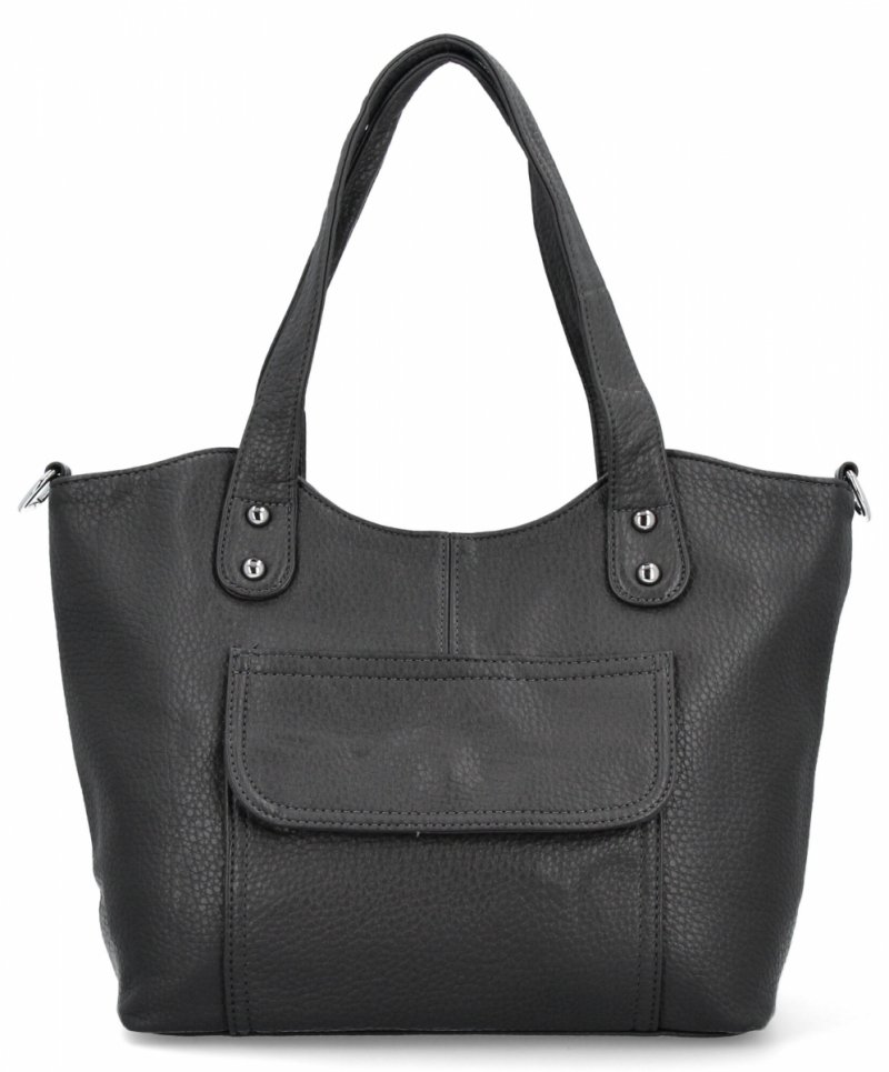 Torebka Damska typu Shopper firmy Herisson Szara