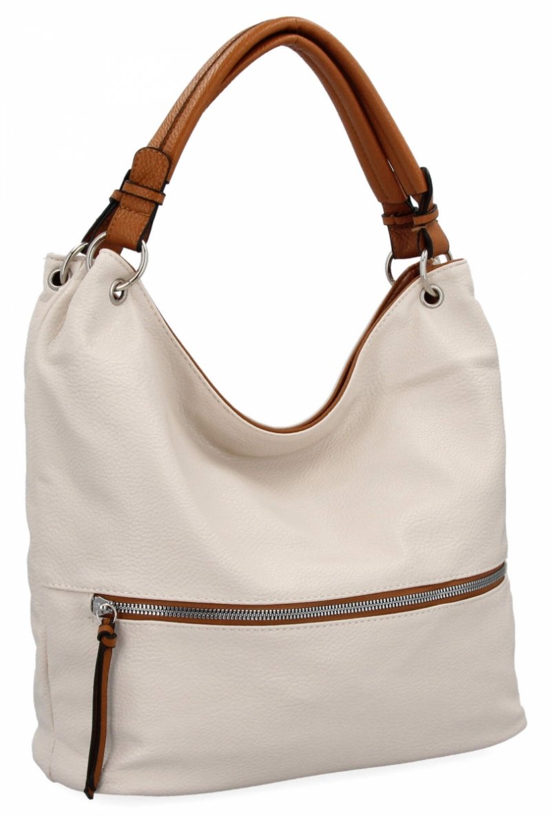 Torebka Damska XL firmy Hernan Beżowa/Ruda