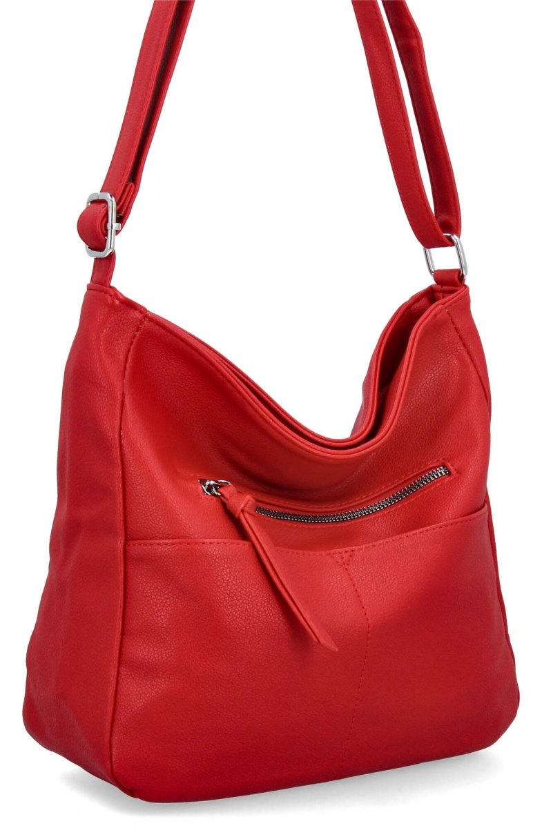 Miejska Torebka Damska Listonoszka firmy Herisson  Czerwona