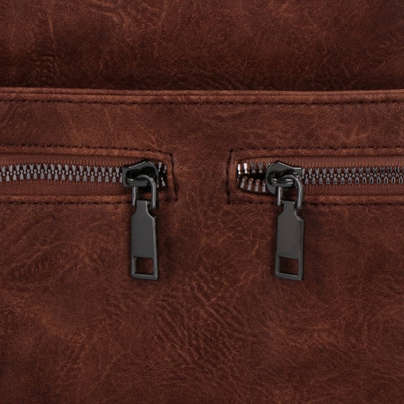 Torebka Aktówka Damska A4 firmy Herisson Ciemno Brązowa