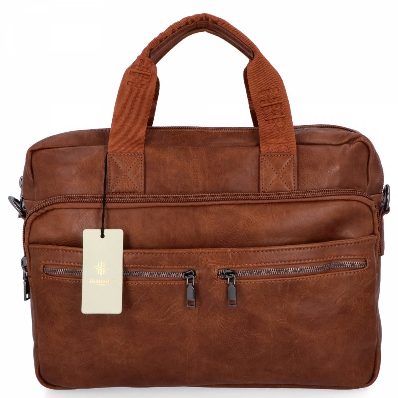 Torebka Aktówka Damska A4 firmy Herisson Ruda