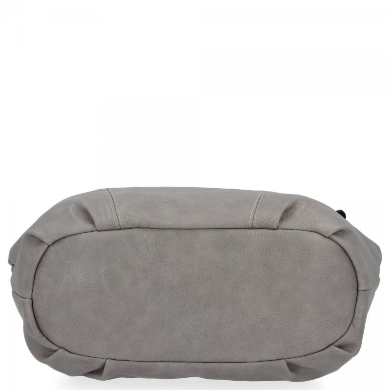 Torebka Damska Shopper Bag XL firmy Hernan Jasno Szara