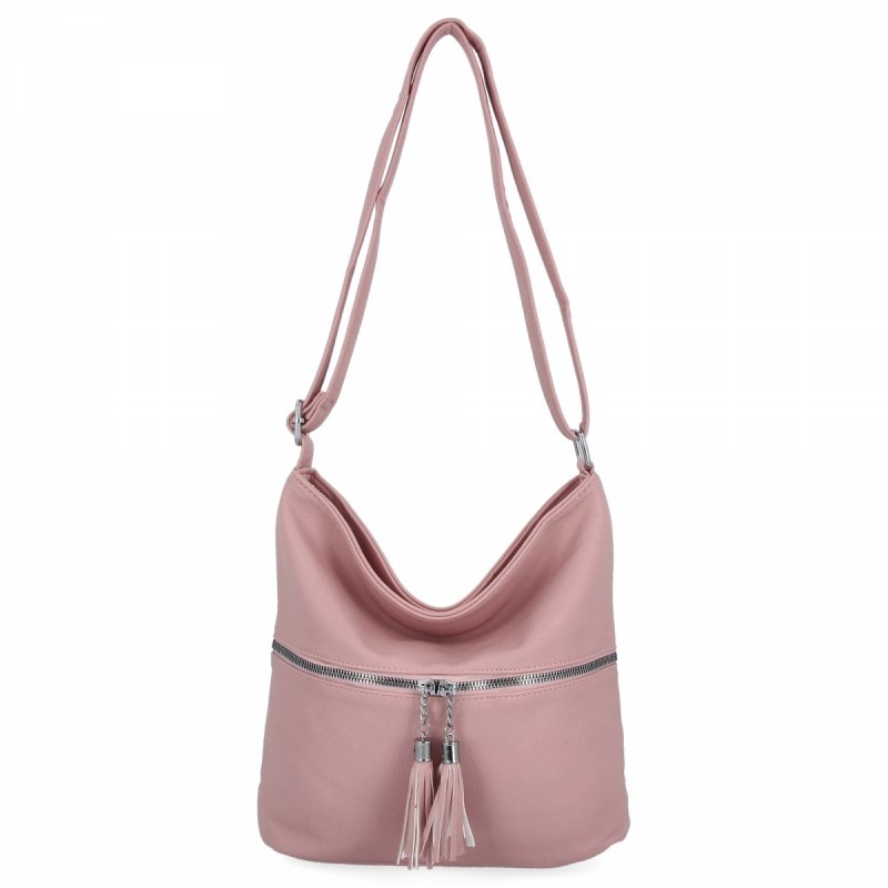 Uniwersalna Torebka Damska Listonoszka firmy Herisson Pudrowy Róż
