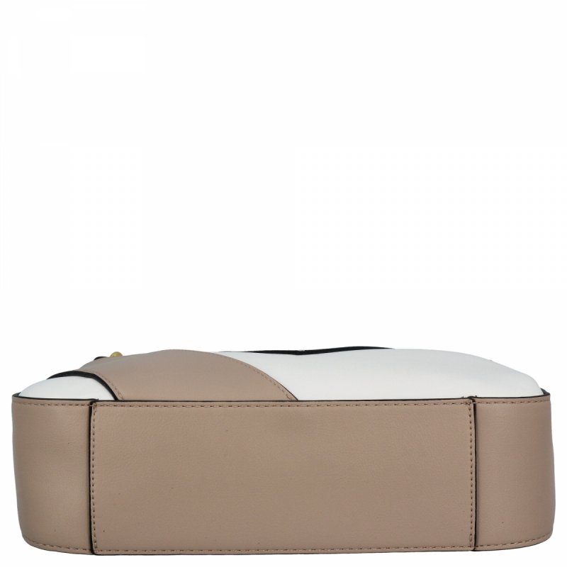 Stylowa Torebka Damska Na Ramię firmy Herisson  Ciemno Beżowa