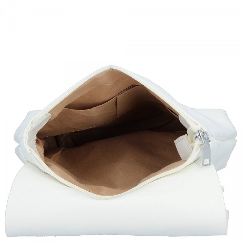 Plecaczek Damski w stylu Vintage firmy Herisson Biały