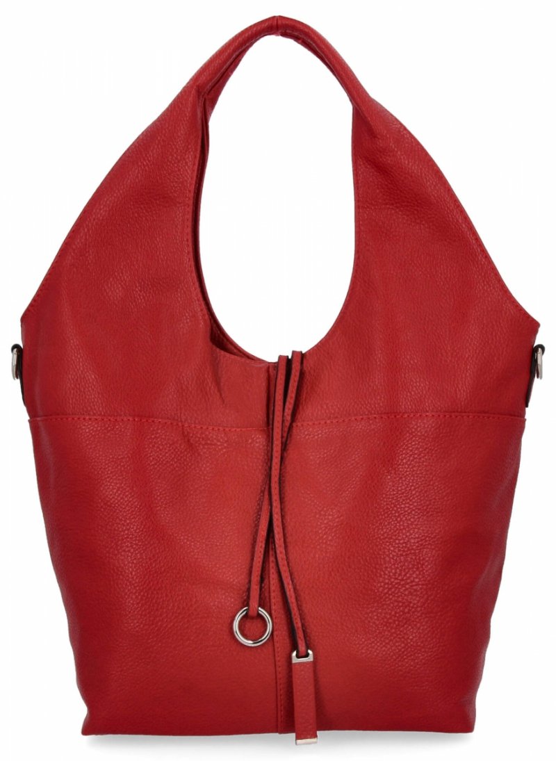 Torebka Damska Na Co Dzień Shopper Bag firmy Hernan  Czerwona