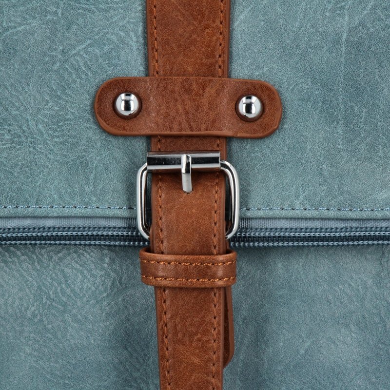 Plecak Damski Vintage firmy Herisson Błękitny