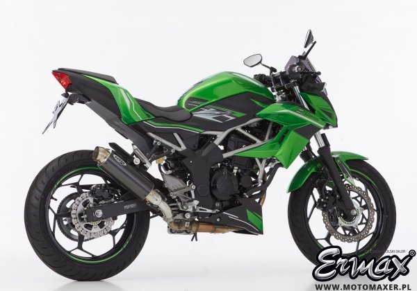 Sportowy wydech SHARK SRC4 CARBON slip-on końcówka Kawasaki Z125 / Ninja 125 2019 - 2025