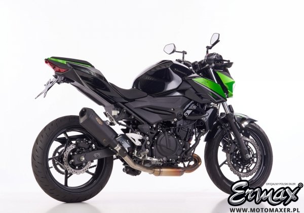 Sportowy wydech SHARK DSX-10 BLACK slip-on końcówka Kawasaki Z400 / Ninja 400 2018 - 2021
