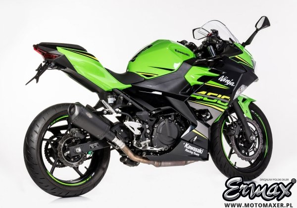 Sportowy wydech SHARK DSX-10 BLACK slip-on końcówka Kawasaki Z400 / Ninja 400 2018 - 2021