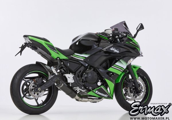 Sportowy wydech SHARK Street GP carbon full system Kawasaki Z650 / Ninja 650 2023 - 2026 EURO5+