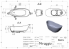 MIRAGGIO Wanna wolnostojąca MARINA 175cm biała matowa 0002006