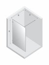 NEW TRENDY Kabina prysznicowa walk in Avexa White, jednoelementowa 100x200 Grubość szkła 8mm EXK-2931
