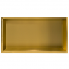 Balneo Półka wnękowa z kołnierzem Wall Box One 60 x 30 x 7 cm, złota