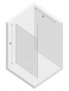 NEW TRENDY Kabina prysznicowa NESTA WALK-IN U 80x200 szkło czyste 8mm Active Shield 2.0 - WSPORNIK SUFITOWY K-1715-WS