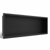 BALNEO WALL-BOX ONE Black Półka wnękowa ze stali nierdzewnej czarna 45x20x10 cm