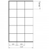 NEW TRENDY - Kabina Walk In New Modus BLACK 90X200 EXK-0104