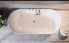 BESCO Wanna wolnostojąca Deeva 180x80 + maskownica odpływu biała #WWA-180-DBI