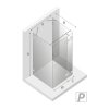 NEW TRENDY Kabina przyścienna AVEXA GOLD SHINE 90x80x200 EXK-2131/EXK-2101 POLSKA PRODUKCJA