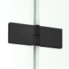 NEW TRENDY Drzwi wnękowe prysznicowe składane NEW SOLEO BLACK 70x195 D-0219A