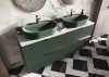 ELITA UMYWALKA BABETTE 82x42 NABLATOWA, CERAMICZNA FOREST GREEN MATT 146046/RE040820017010