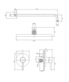 OMNIRES System zestaw prysznicowy podtynkowy czarny SYSY36BL