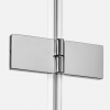 NEW TRENDY Kabina NESTA chrom 2D prostokątna  100x90x200 czyste 6mm Active Shield 2.0 K-3667