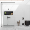 Balneo Półka wnękowa z kołnierzem Wall Box One 90 x 30 x 7 cm, czarna