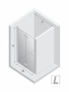 NEW TRENDY Drzwi wnękowe New Soleo Gold Brushed, pojedyncze, składane 70x195 D-0749A/D-0750A