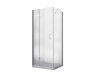 BESCO Kabina prysznicowa Viva Chrom 80x80x195 Lewa VKL-80-195-C