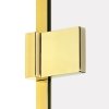 NEW TRENDY Kabina prysznicowa drzwi uchylne AVEXA GOLD SHINE Linia Platinium 110x100x200 EXK-1851/EXK-1857
