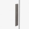 NEW TRENDY Drzwi wnękowe SMART GUNMETAL BRUSHED 2D U 180x200 szkło czyste 8mm Active Shield 2.0 EXK-7838