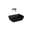 ELITA - Umywalka ceramiczna nablatowa RENI 46 BLACK MAT/CZARNA MATOWA 145058