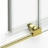 NEW TRENDY Kabina prysznicowa drzwi podwójne przesuwne PRIME LIGHT GOLD 80x70x200 K-1184