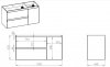 ELITA SZAFKA SPLIT 120 2S LEWA CARGO ANTHRACITE MATT 168166/RE011206256010
