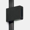 NEW TRENDY Kabina prysznicowa EVENTA BLACK CHROME WALK-IN U 150x200 szkło czyste 8mm Active Shield 2.0 EXK-6303