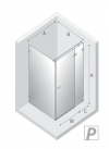 NEW TRENDY Kabina prysznicowa Avexa 80x90x200, pojedyncze drzwi szkło 6mm z powłoką ACTIVE SHIELD EXK-1459/EXK-1460