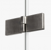 NEW TRENDY Kabina prysznicowa 80x80x200 Avexa Gunmetal Brushed pojedyncze drzwi EXK-3319/EXK-3349