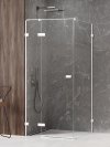 NEW TRENDY Kabina prysznicowa Avexa White 100x90, pojedyncze drzwi EXK-2715/EXK-2745