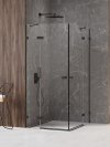 NEW TRENDY Kabina prysznicowa Avexa Black XR , podwójne drzwi 80x90x200 EXK-6910