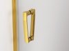 SANSWISS - Drzwi Prysznicowe CADURA CA2C wahadłowe dwuczęściowe Rozmiary 70-140 profil GOLD/ZŁOTY 
