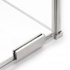 NEW TRENDY Kabina prysznicowa SMART 1D prostokątna przyścienna U 130x100x200 szkło czyste 8mm Active Shield 2.0  EXK-4081