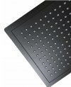 BW TECH - Zestaw natryskowy KOBE z baterią termostatyczną CZARNY MAT 